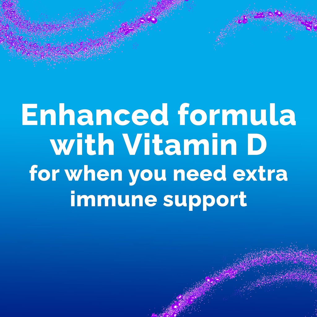 Emergen-C Immune Plus Crystals, On-the-Go Immune Support Supplement with Vitamin C, Vitamin D, B Vitamins, Zinc and Manganese, Berry Lemonade - 28 Stick Packs (Pack of 12)