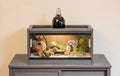 New Age Pet ECOFLEX Small Reptile Enclosure with Matching Cabinet Stand Set in Grey