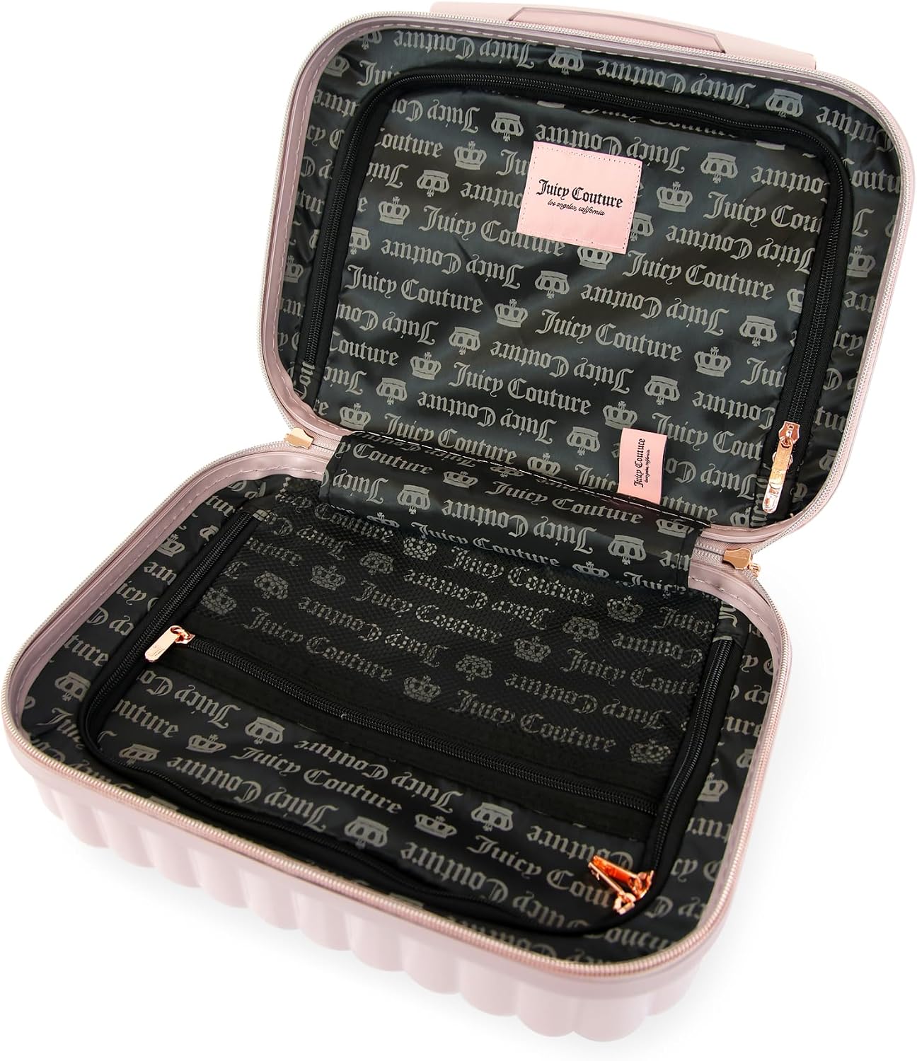 Juicy Couture Chelise Hardside 2pc Set - 21' carry-on and 13' vanity case