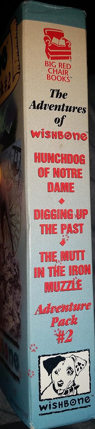 Wishbone Adventure Pack #2 Boxed Set Hunchdog of Notre Dame, Digging Up the Past, The Mutt in the Iron Muzzle