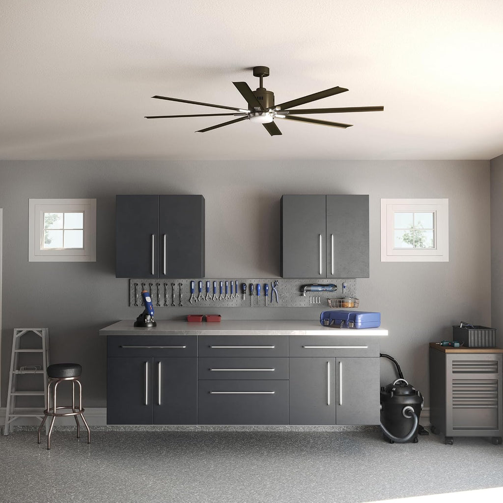 Vast Collection 72-Inch 8-Blade Bronze Modern Ceiling Fan