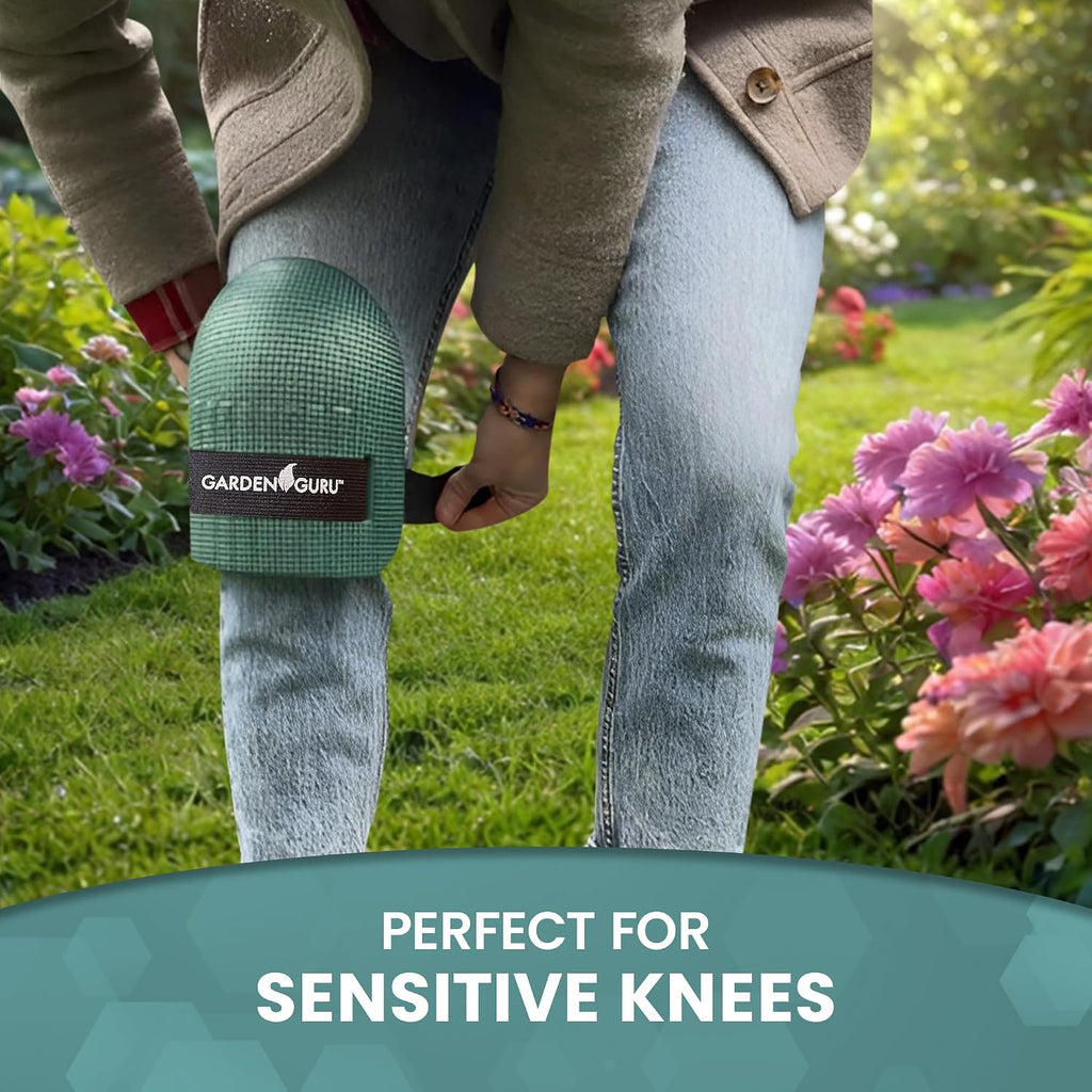 GARDEN GURU Home & Gardening Knee Pads – Waterproof EVA Foam Cushion, Soft Inner Liner, Comfortable Fit with Adjustable Straps - 1 Case (24 Pairs)