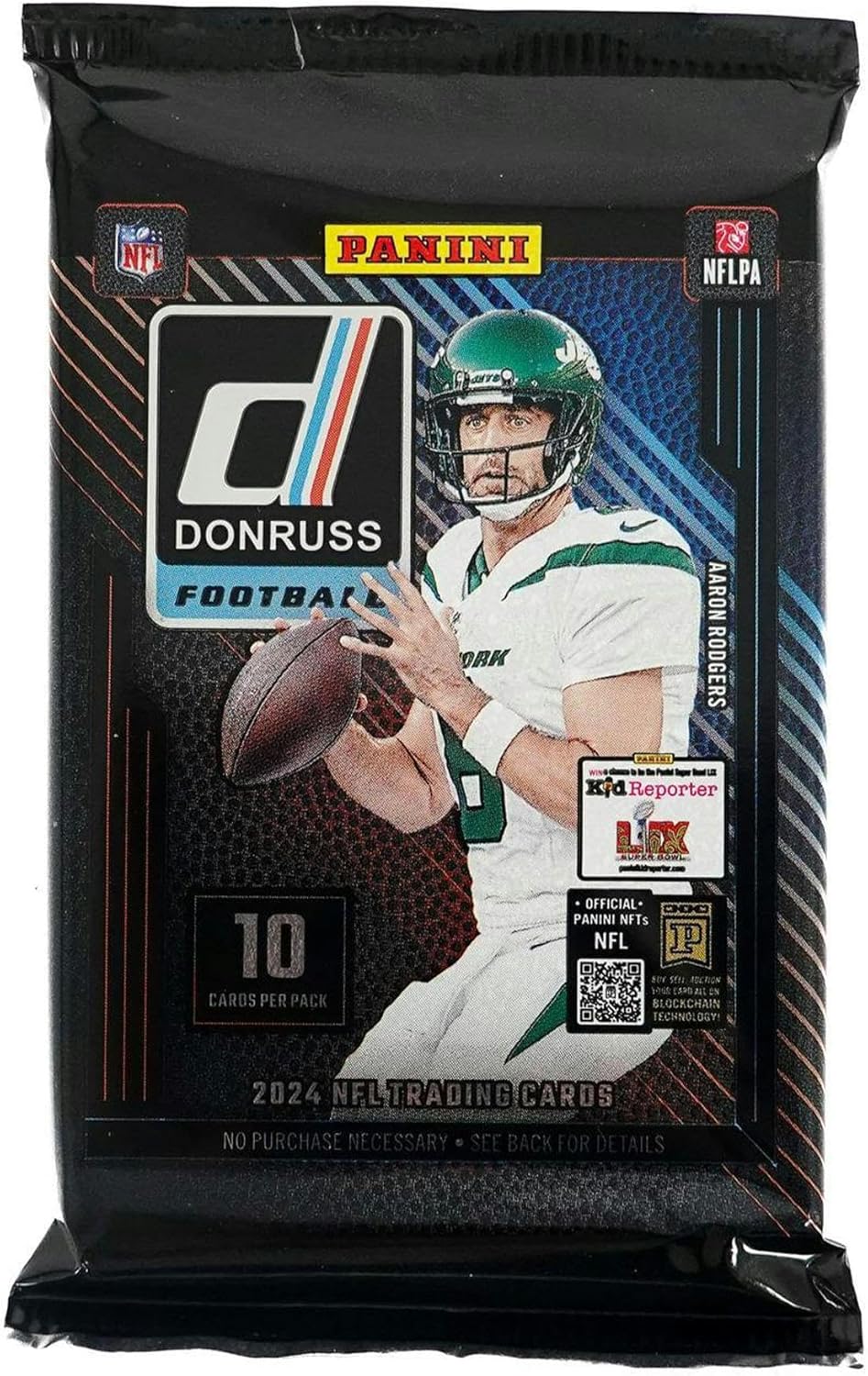 2024-25 Panini Donruss Football Mega Box – NFL Trading Cards, Retail Exclusive, 60 Cards, Rated Rookies, Autograph or Memorabilia Card