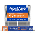 Genuine AprilAire 213 Replacement Filter for AprilAire Whole-House Air Purifiers - MERV 13, Healthy Home Allergy, 20x25x4 Air Filter (Pack of 2)