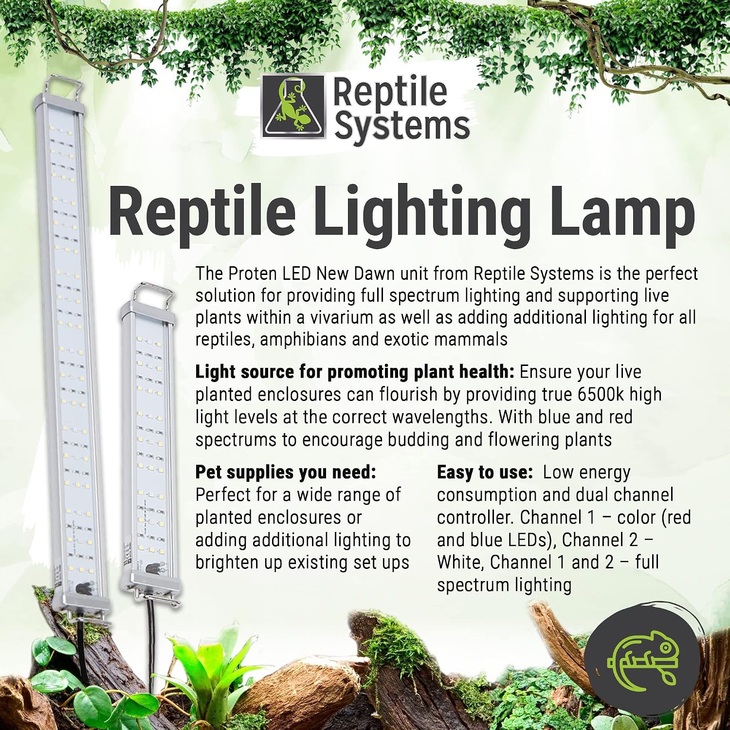 New Dawn LED Plant Lamp by Reptile Systems