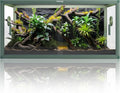 Phailozoo 50 Gallon Reptile Enclosure, Colorful Aluminum Frames Reptile Tank Assemble Within 6 Steps, Rust Proof Mesh Top for Air Circulation & Light Penetration, Dual Grommets for Multiple Wire Use