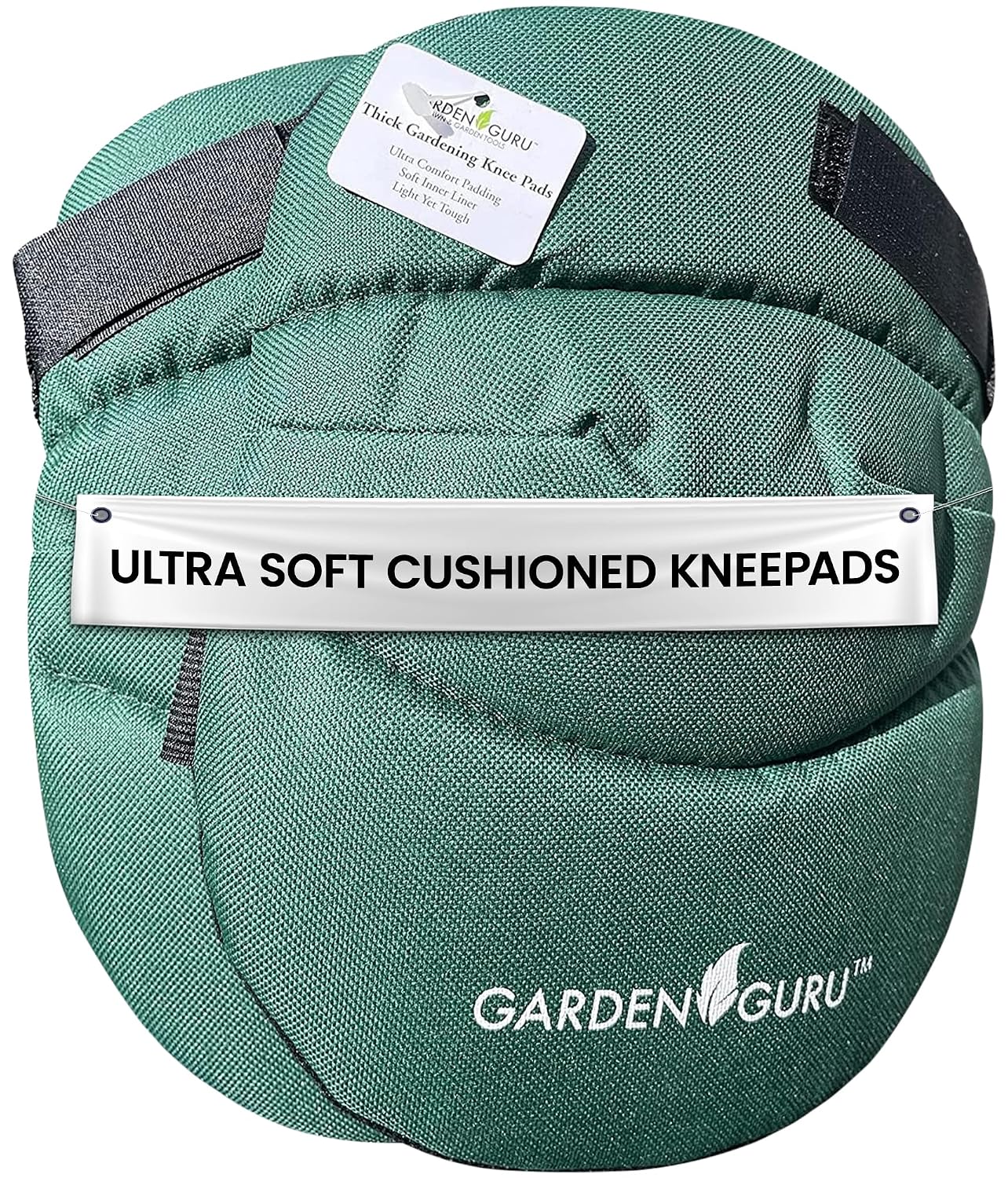 GARDEN GURU Cushioned Gardening Knee Pads with Adjustable Straps - Soft Inner Liner, Ultra Comfort Padding, Garden Kneelers for Yard Work, Household Chores, Roofing, and More - 1 Case (48 Pairs)