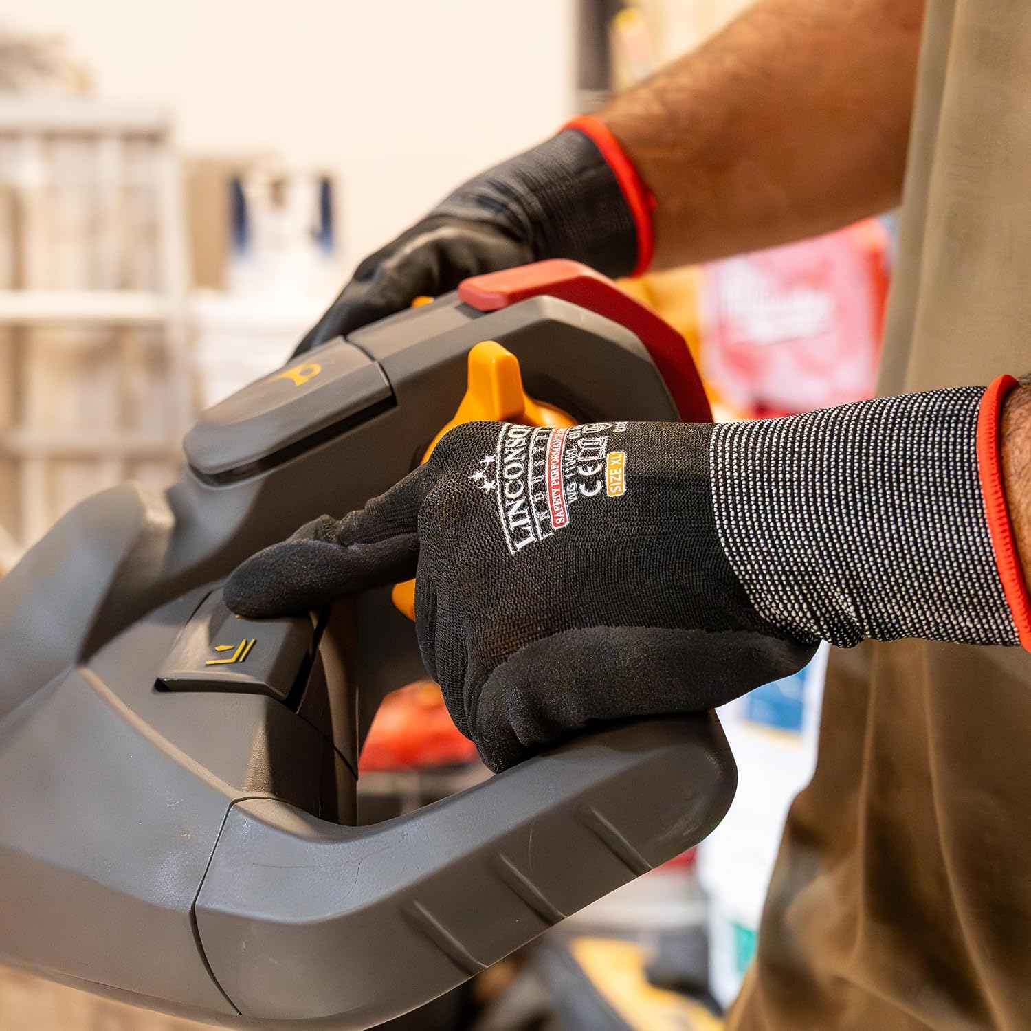 linconson 12 Pack Safety Performance Series Construction Mechanics Work Gloves