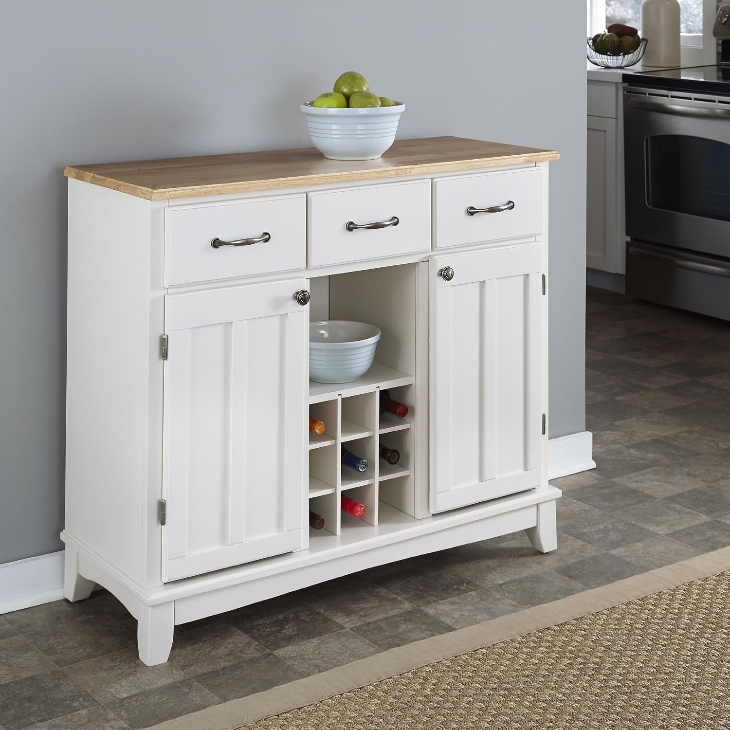 Homestyles Buffet of Buffets Off-White Buffet Server