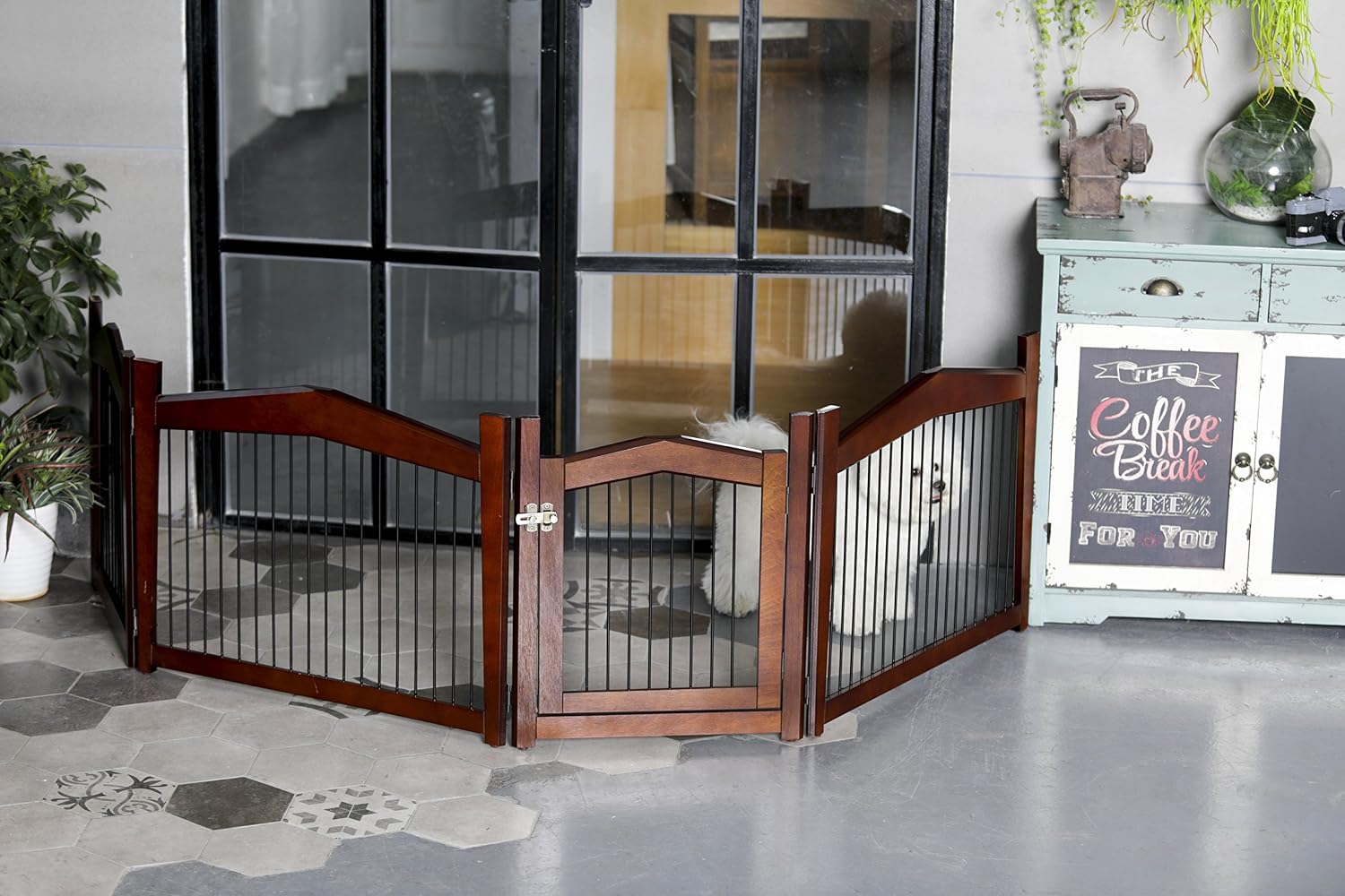 Merry Pet 2-in-1 Configurable Pet Crate and Gate, Medium