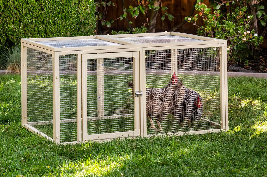 New Age Pet ECOFLEX Fontana Chicken Barn and Pen Combo - Red