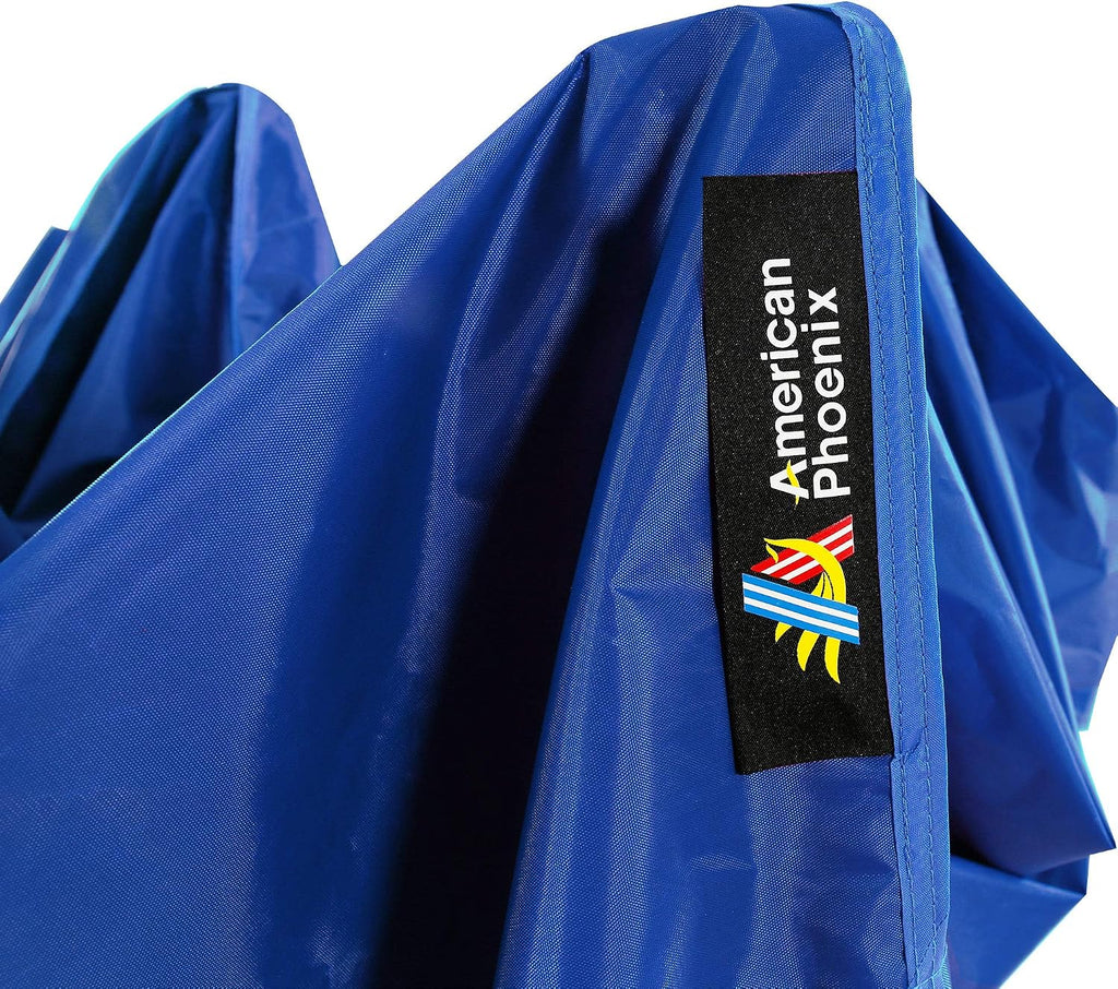 AMERICAN PHOENIX Canopy Tent 10x20 Pop Up Portable Instant Commercial Heavy Duty Outdoor Market Shelter Event Tent (Blue w/Roller Bag)