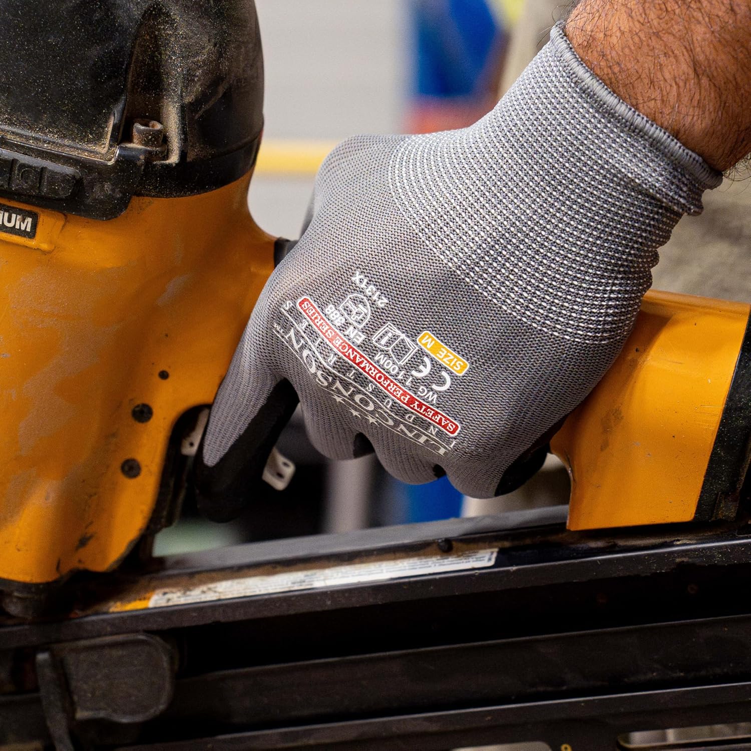linconson 12 Pack Safety Performance Series Construction Mechanics Work Gloves