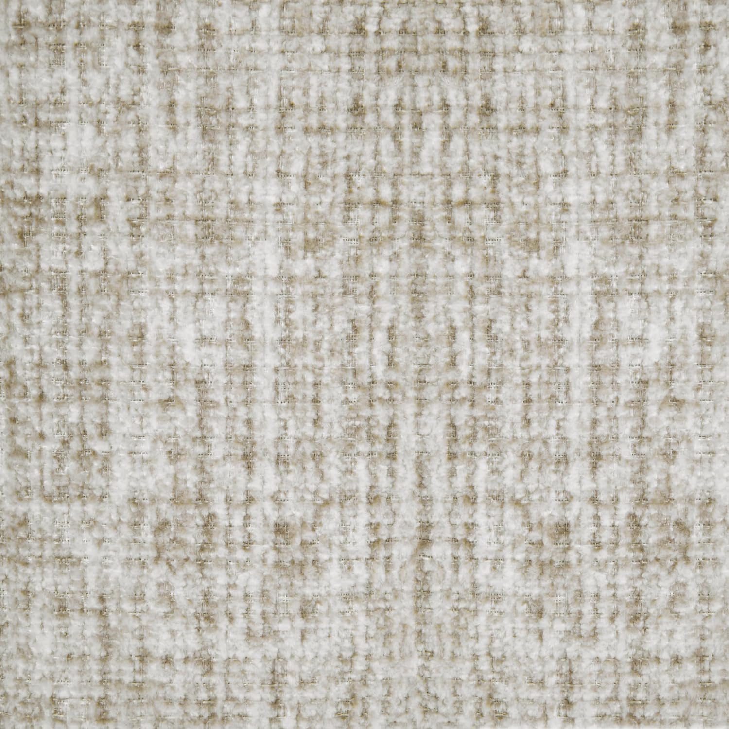 HomePop 24' Large Round Storage Ottoman - Cream Textural Woven
