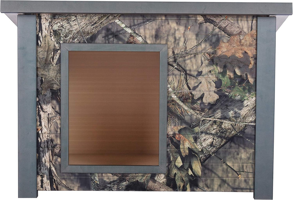 New Age Pet ECOFLEX Rustic Style Outdoor Dog House - Medium Mossy Oak (ECOH206M)