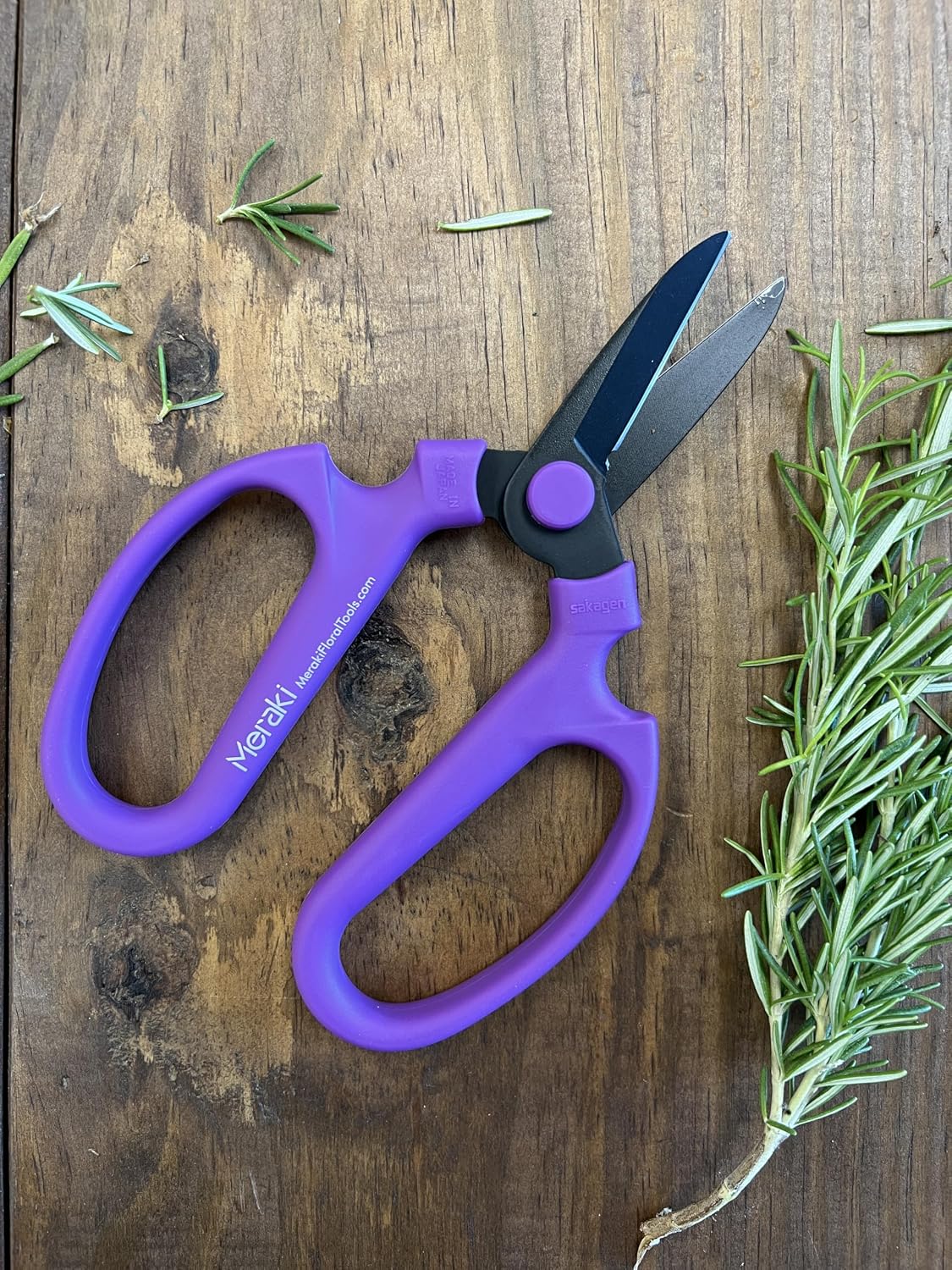 Garden Pruning Shears Scissors Set Of 3, Purple Meraki Garden Shears