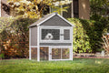 New Age Pet ECOFLEX® Huntington Outdoor Townhouse Rabbit Hutch